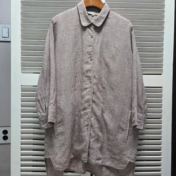 [BUNJANG] A HILO 100% Linen Shirt Jacket / A HILO  아일로  린넨100 셔츠형 자켓