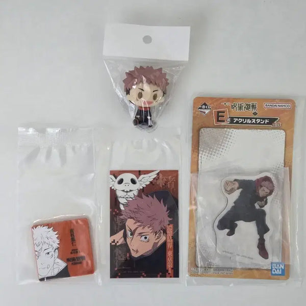 [BUNJANG] Jujutsu Kaisen Yuji Itadori Chocokko Acrylic Magnet Sticker Bundle Set / (일괄판매) 주술회전 이타도리 초코노코 아크릴 마그넷 스티커