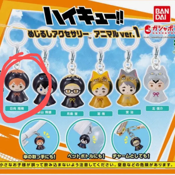 [BUNJANG] Haikyuu!! Animal Series Gacha Hinata Figure / 하이큐 애니멀 메지루시 가챠 히나타