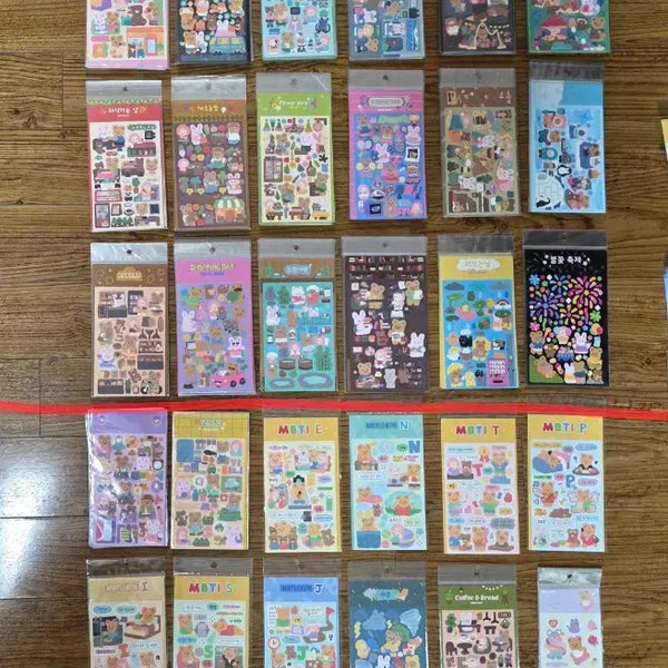[BUNJANG] Kitchi Shop, Kekibai Gomi, Chichiland, Sosoroun, Egugu Sticker Collection / 키찌상점. 케키바이고미. 치치랜드. 소소로운. 에구구 스티커. 등등