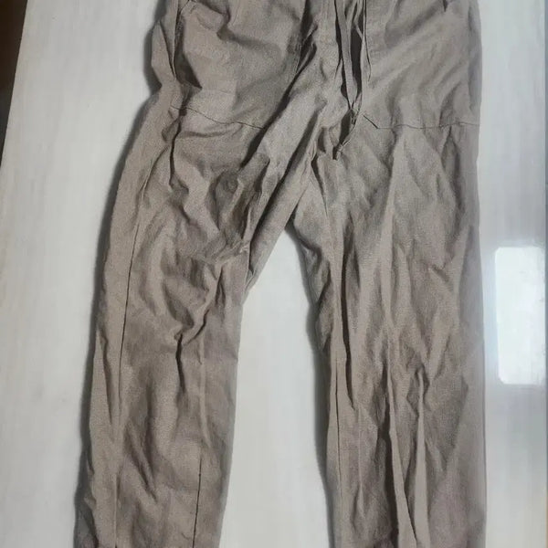 [BUNJANG] Cotton Pants Beige / 면바지 베이지색 코튼팬츠 (새상품)