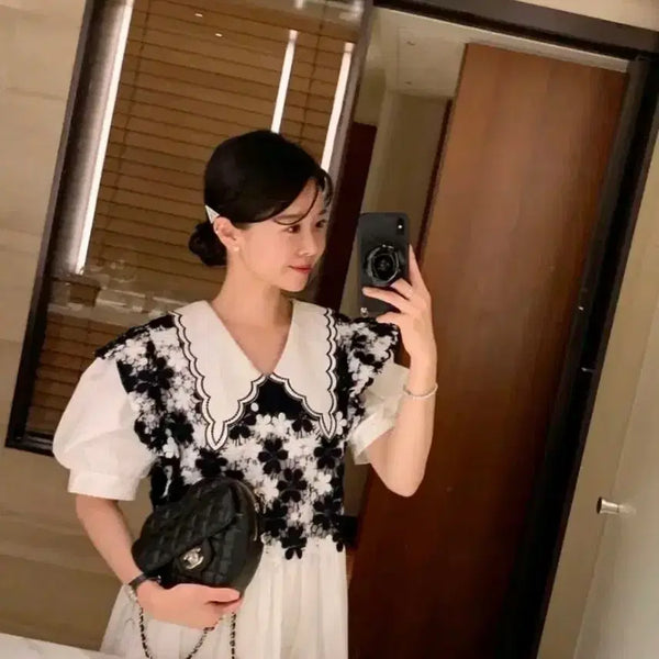 [BUNJANG] Bicini Wendy Dress Navy / 새상품) 바이씨니 웬디원피스 키작녀