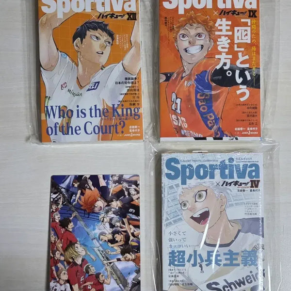 [BUNJANG] Haikyu!! Kageyama Tobio Hinata Shoyo Hoshiumi Sportiva Ticket POB Bundle Set / 하이큐 스포티바 특전 티켓 포함 카게야마 토비오 히나타 소요 호시우미