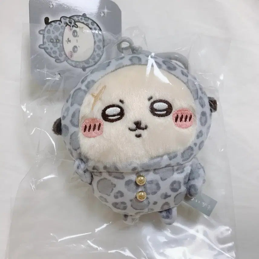 [BUNJANG] Chiikawa Don Quijote Leopard Print Racco Mascot Plush Doll / 치이카와 돈키호테 호피 랏코 마스코트 누이 인형