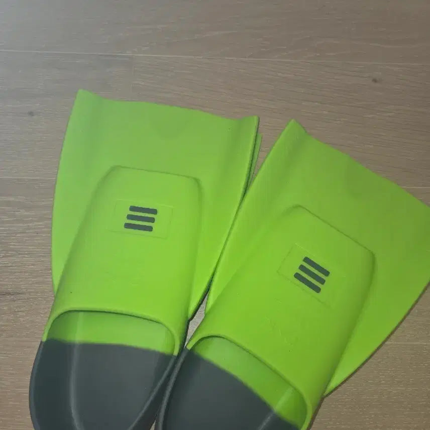 [BUNJANG] DMC Hydro Original Short Fins Size S (Lime) / (새상품) 오리발 DMC 하이드로 오리지널 숏핀 S사이즈