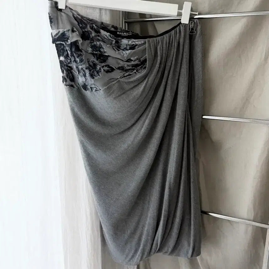 [BUNJANG] Balmain 2007 SS Christophe Decarnin Drape Mini Dress / 발망 2007 SS 크리스토프 데카르넹 드레이프 미니 드레스
