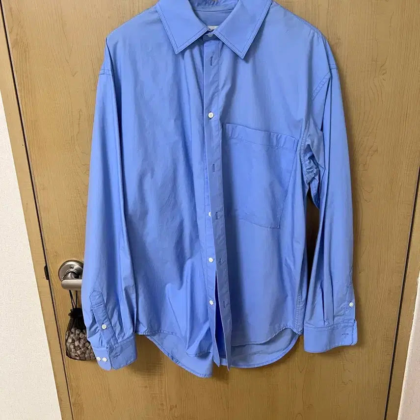 [BUNJANG] Paren City Boy Shirt Socks Blue / 퍼렌 시티보이셔츠 삭스블루