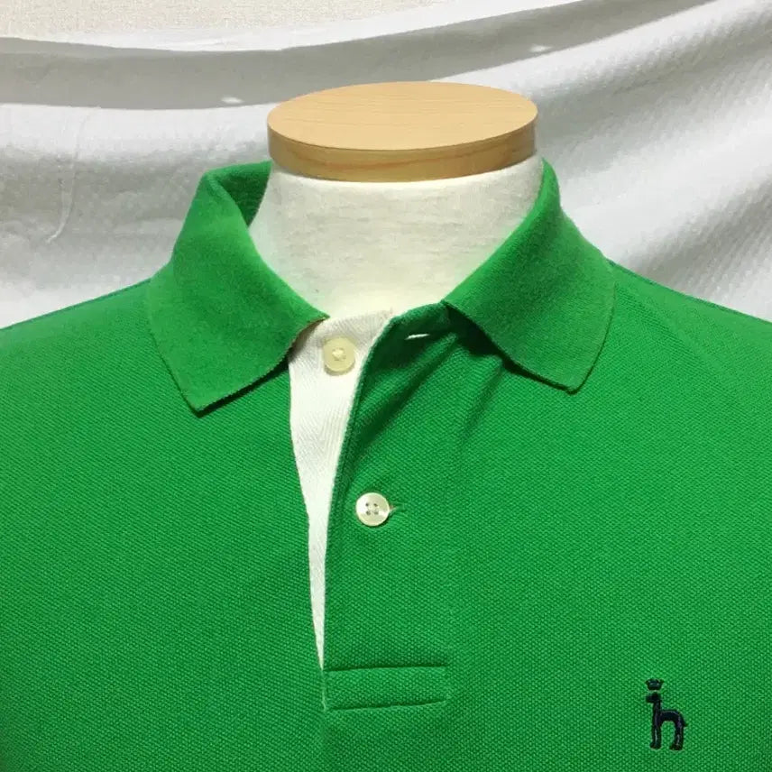 [BUNJANG] Hazzys Men's Short Sleeve Polo Shirt Green / 헤지스 남성 반팔 카라티 그린