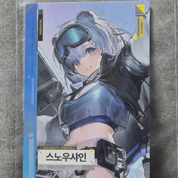 [BUNJANG] Arknights Endfield Snowshine Card / 명일방주 엔드필드 스노우샤인 카드
