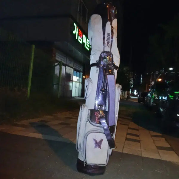 [BUNJANG] Mirage Purple Butterfly Golf Bag Full Set / 미라지 골프백 퍼플 나비와 골프채 풀세트