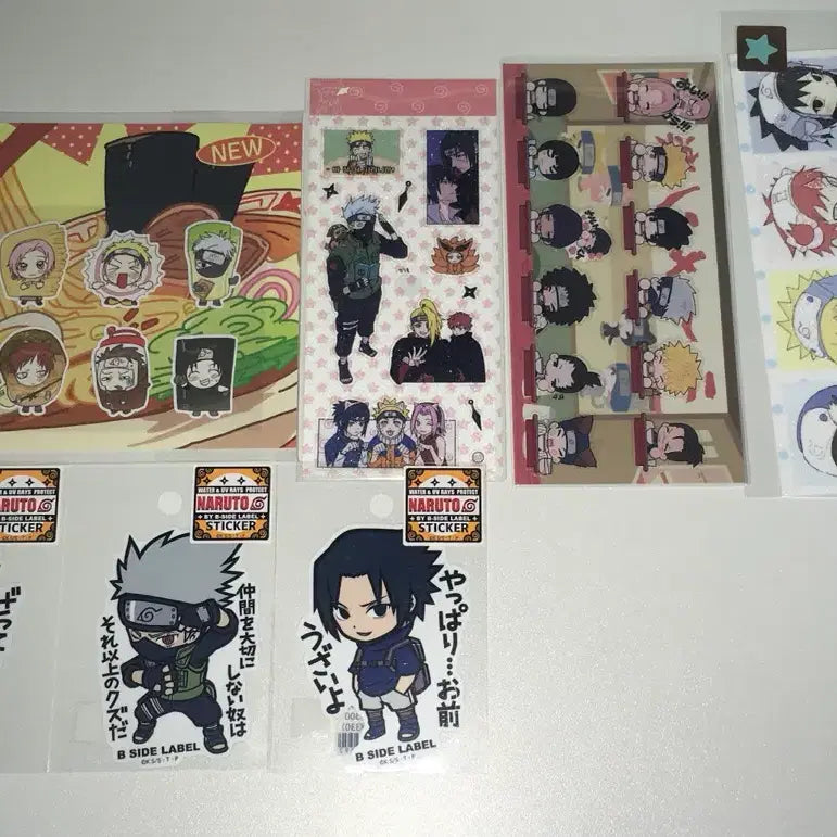 [BUNJANG] Naruto B-side Sticker Set / 나루토 스티커 비사이드 스티커