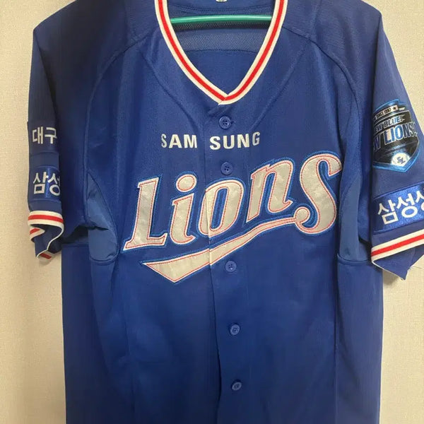 [BUNJANG] Samsung Lions Lee Seung-yuop Marked Baseball Jersey (Size 95) / 삼성라이온즈 이승엽마킹 95사이즈