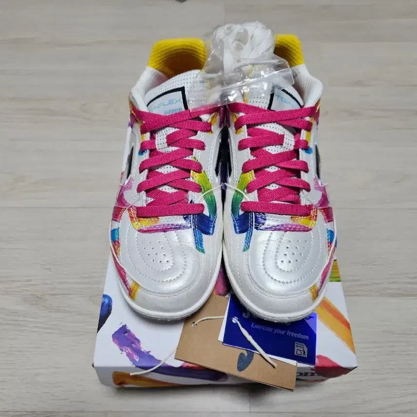 [BUNJANG] Joma Topflex Graffiti Synthetic Leather Futsal Shoes (Size 245) / 조마 탑플렉스 그래피티 합성가죽 245 풋살화팝니다