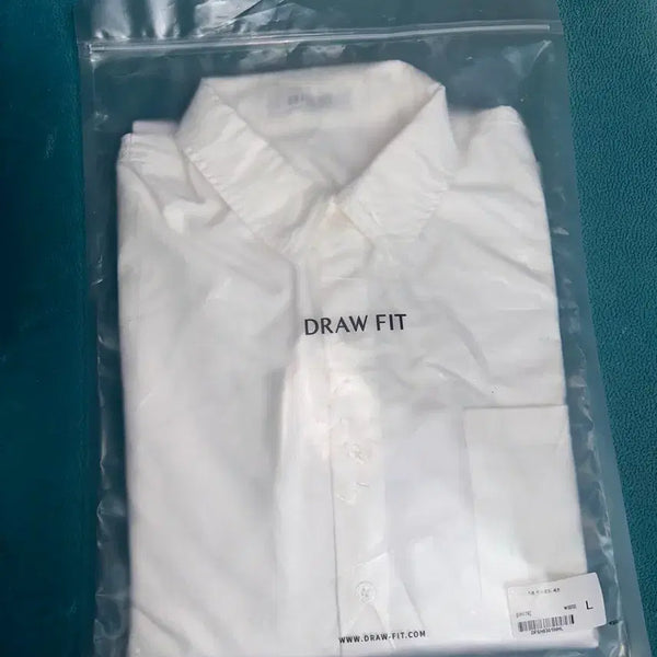 [BUNJANG] DRAW FIT Cropped Oxford Shirt - White, Size L / 크롭 옥스퍼드 셔츠