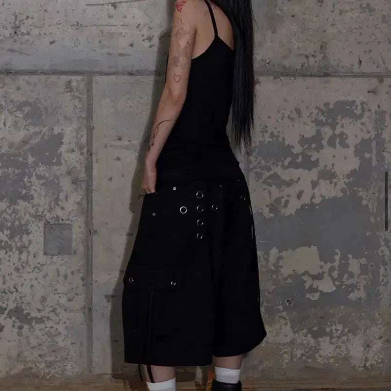 [BUNJANG] Fancy Club Cross Pocket Bermuda Pants / 팬시클럽 포켓 버뮤다 CROSS POCKET BERMUDA PANTS