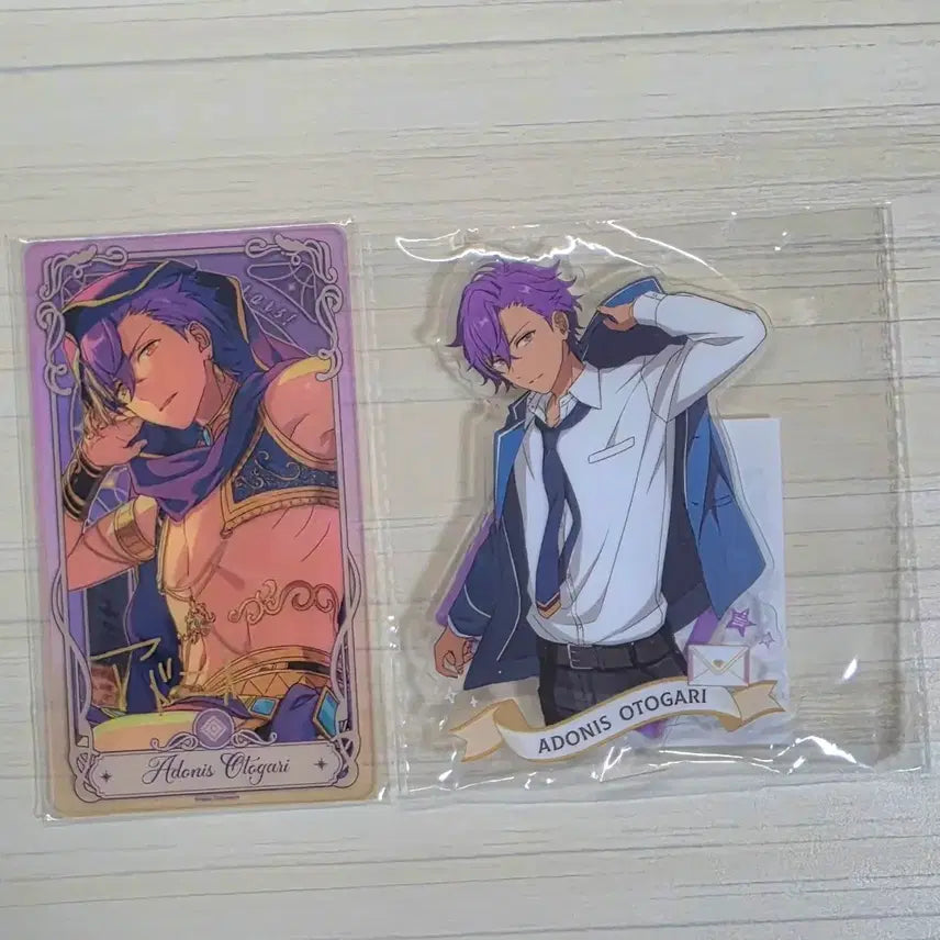 [BUNJANG] Ensemble Stars Adonis Half-Body Prism Acrylic Clear Card Bundle Set UNDEAD Chinese Server / 앙스타 아도니스 반신 아크릴 프리즘 클카 클리어카드 일괄 언데드 중스타