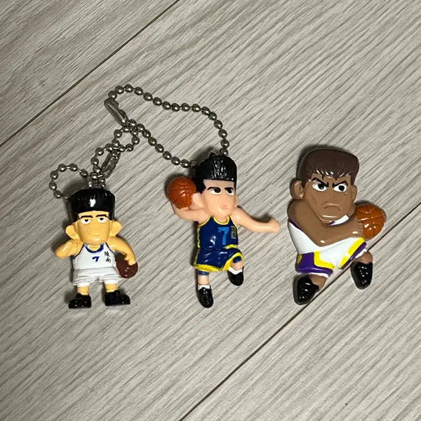 [BUNJANG] Slam Dunk Yoon Dae Hyup & Lee Jung Hwan Mini Figure Keychain Set / 슬램덩크 윤대협 이정환 미니 피규어 키링 인형