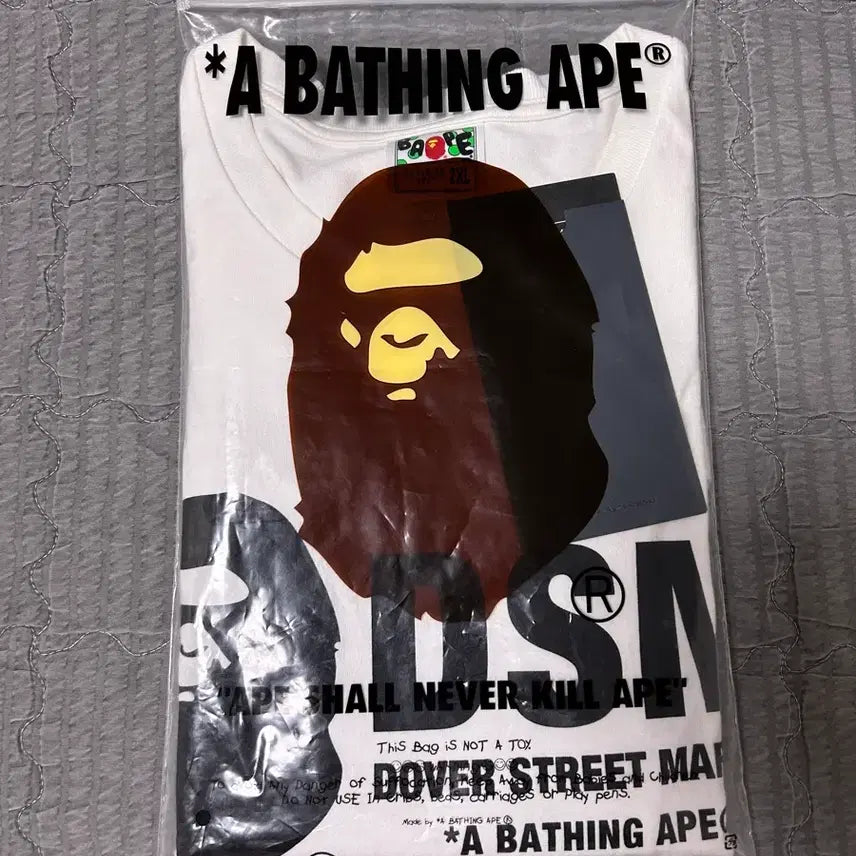[BUNJANG] BAPE x Dover Street Market Collaboration T-Shirt / 베이프 x 도버스트릿 마켓 콜라보 반팔티