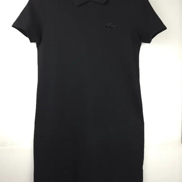 [BUNJANG] Lacoste Black Collar Dress / 라코스테 블랙 카라 원피스