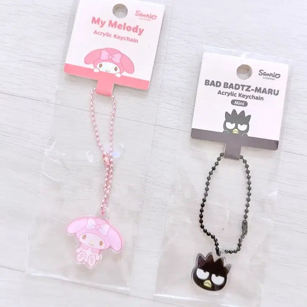 [BUNJANG] Sanrio Official My Melody / Batzmaru Acrylic Keychain / 산리오 정품 마이멜로디/ 바츠마루 아크릴 키링