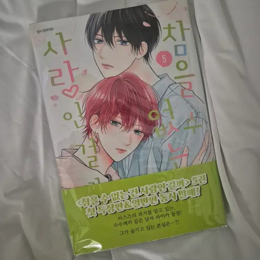 [BUNJANG] Is Love the Thing You Can't Stand? Vol. 5 First Edition / 참을 수 없는 건 사랑인걸까? 5권 초판 판매