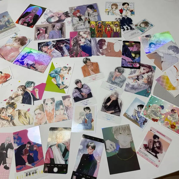 [BUNJANG] Various Artist 'A Story of Meeting Your Destiny' Japanese Edition Illustration & More Unofficial Photocard Bundle Set / 이웃집 스텔라 어차피 울 거라면 등등 순정만화 특전모음 일괄판매