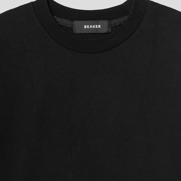 [BUNJANG] BEAKER Short-Sleeve T-Shirt Black Size 2 / 비이커 반팔 티셔츠 블랙 2
