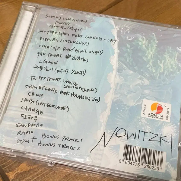 [BUNJANG] Beenzino Beenzino NOWITZKI Limited Edition CD / 빈지노 노비츠키 NOWITZKI 한정판 CD