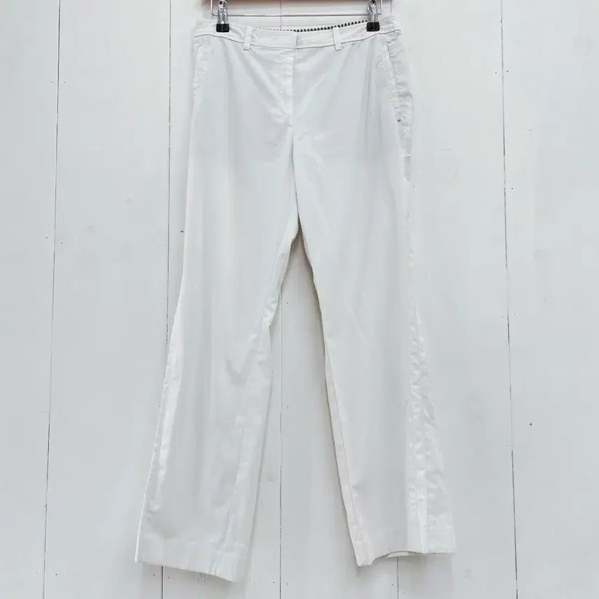 [BUNJANG] Lanvin Sport White Spandex Golf Pants / 랑방 스포츠 화이트 스판 골프 팬츠