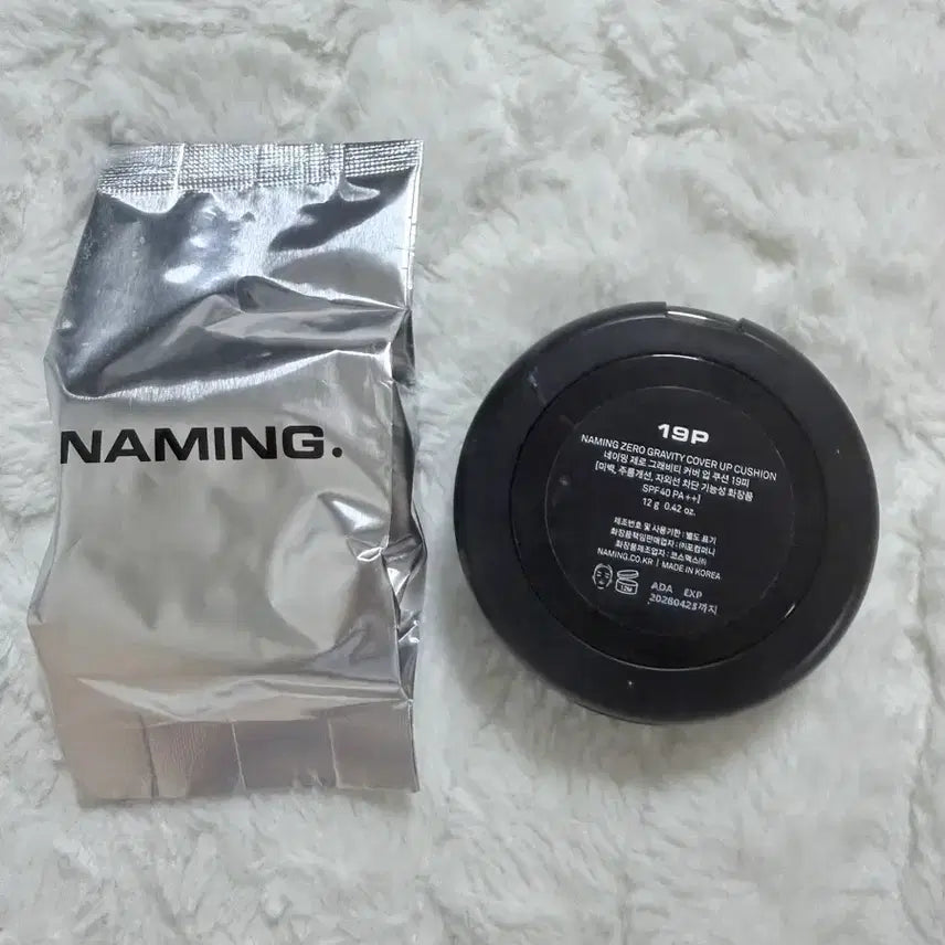 [BUNJANG] Naming Zero Gravity Cover-Up Cushion SPF40 PA++ (19P) with Refill / 네이밍 제로 그래비티 커버업 쿠션 19P +리필