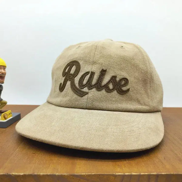 [BUNJANG] Uncover Raise Lettering Americaz Casual Ball Cap Beige / [새상품] 언커버 Raise 레터링 아메카지 캐주얼 볼캡 모자 베이지