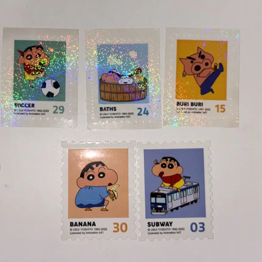 [BUNJANG] Crayon Shin-chan Stamp Stickers / 짱구 우표 스티커