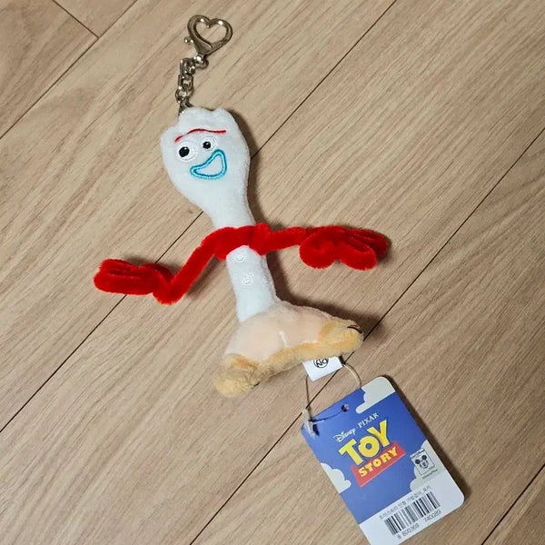 [BUNJANG] Disney Pixar Toy Story Forky Plush Keychain / 토이스토리 포키 인형 키링 포크