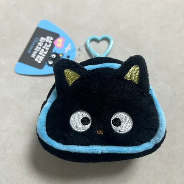 [BUNJANG] Choco Cat Triangle Gimbap Pouch Keyring / 초코캣 삼각김밥 파우치 키링