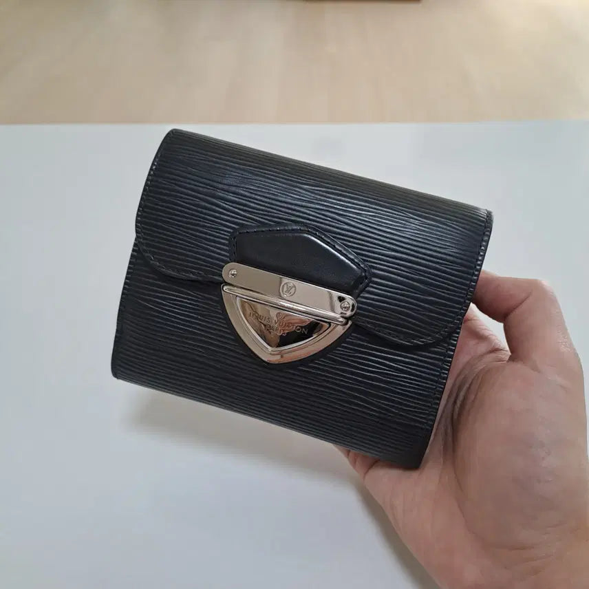 [BUNJANG] Louis Vuitton Epi Joy Bifold Wallet Noir Black / [100%/정품] 루이비통 에피 조이 중지갑 노와르 블랙