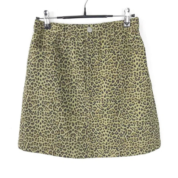 [BUNJANG] Ordinary Holiday Leopard Skirt / 오디너리 홀리데이 레오파드 스커트