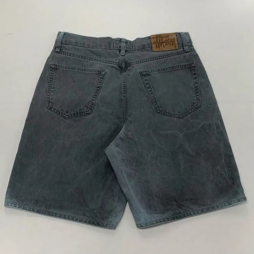 [BUNJANG] Stussy 24SS Spray Dye Denim Big Ol' Shorts / STUSSY 스투시 24ss 스프레이 다이 데님 빅 올 쇼츠 반바지