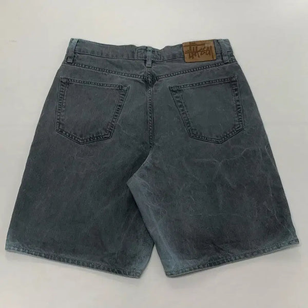 [BUNJANG] Stussy 24SS Spray Dye Denim Big Ol' Shorts / STUSSY 스투시 24ss 스프레이 다이 데님 빅 올 쇼츠 반바지