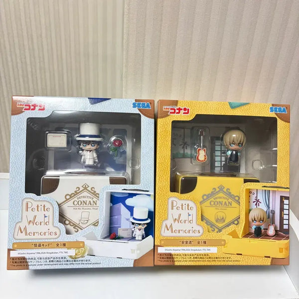 [BUNJANG] Detective Conan Petit World Memories Kaito Kid & Tooru Amuro Set (Sealed) / (미개봉) 세트 괴도키드+ 아무로 토오루 명탐정코난 쁘띠월드 피규어 세가