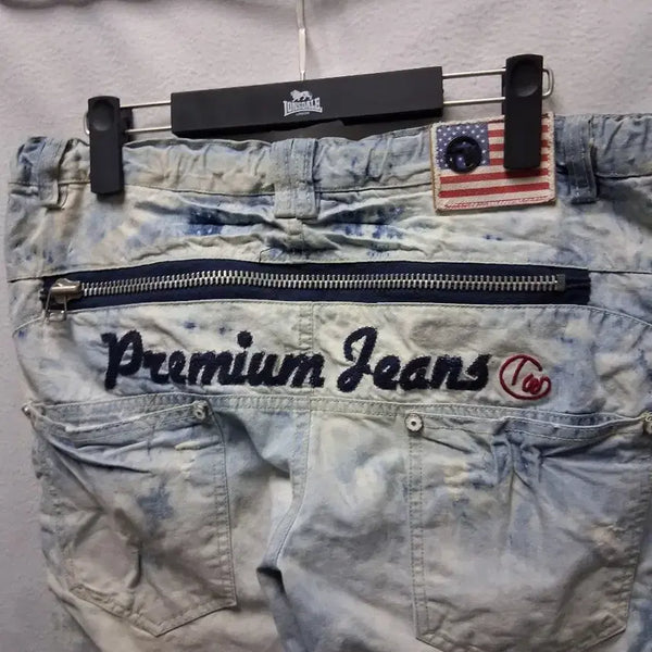 [BUNJANG] Premium Jean Washed Denim Pants Size 33 / 프리미엄 진 워싱 데님 팬츠33사이즈