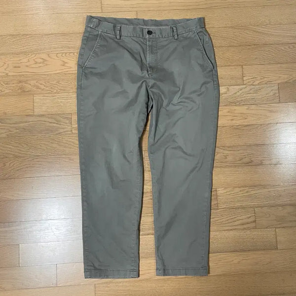 [BUNJANG] Spao Men's Khaki Cotton Tapered Fit Pants / 86 / 스파오 spao 남성 바지 카키색 면바지 테이퍼드핏