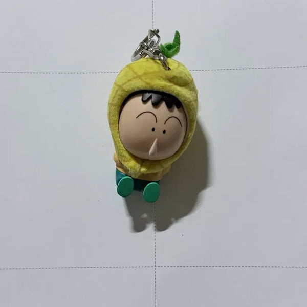 [BUNJANG] Gom Gom Pineapple Fruit Figure Keychain / 맹구 파인애플 과일 피규어 키링