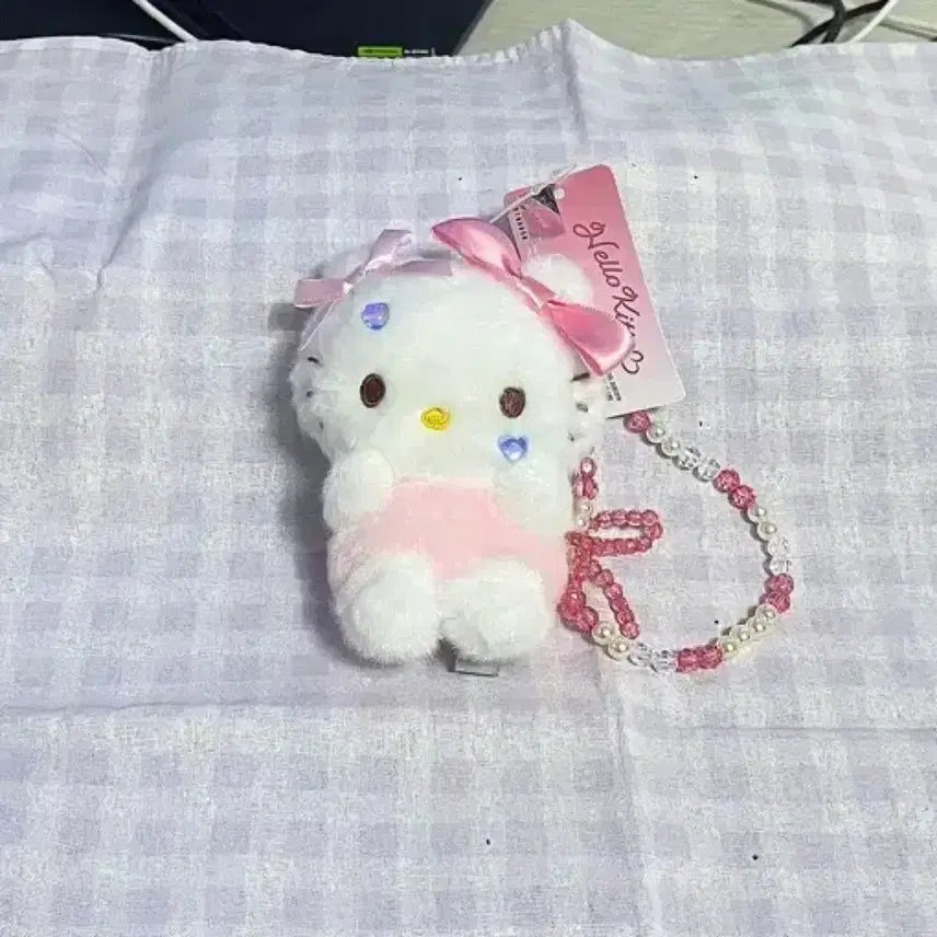 [BUNJANG] Hello Kitty Plush Keychain / 새상품) 헬로키티 인형 키링