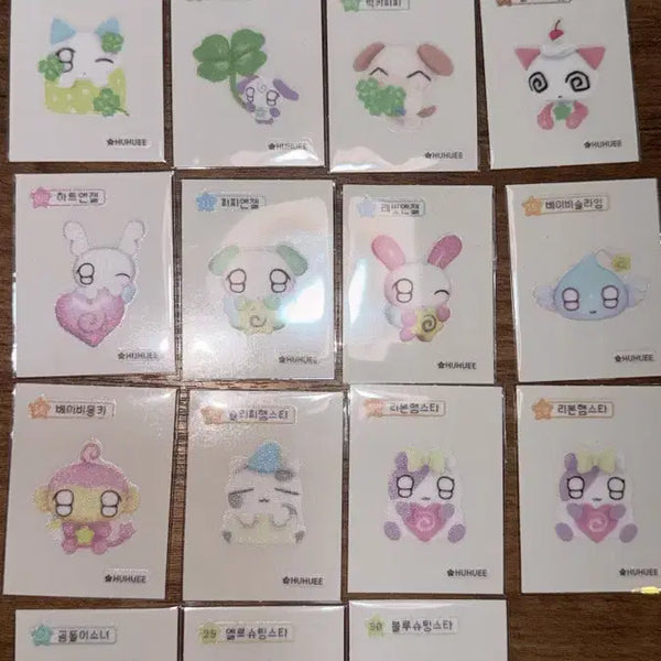 [BUNJANG] Character Sticker Bundle / 후후이 띠부실 양도
