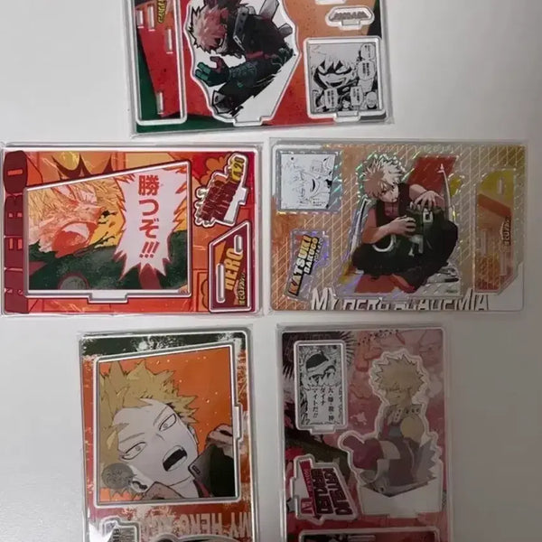 [BUNJANG] My Hero Academia Katsuki Bakugo Birthday Acrylic Diorama Bundle Set / 일괄) 나의히어로아카데미아 바쿠고 카츠키 생일 아크릴 디오라마