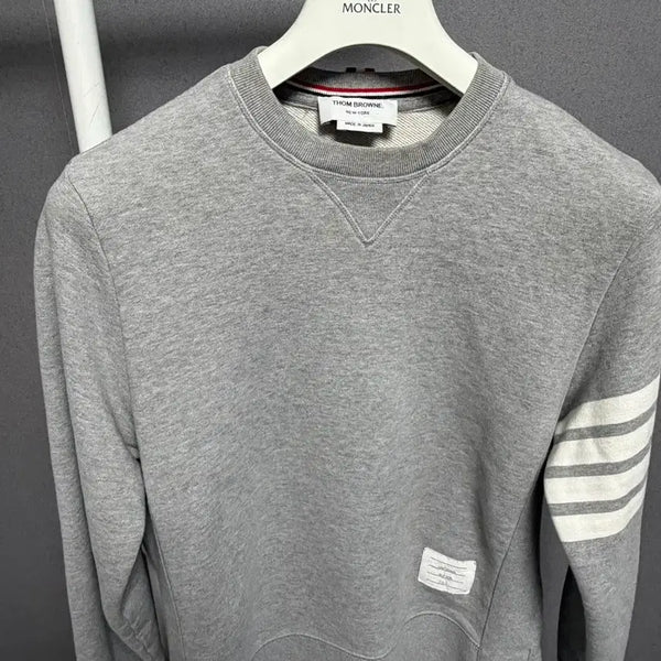[BUNJANG] Thom Browne 4-Bar Sweatshirt Grey Size 3 / [정품]톰브라운 4선 맨투맨 그레이 3사이즈