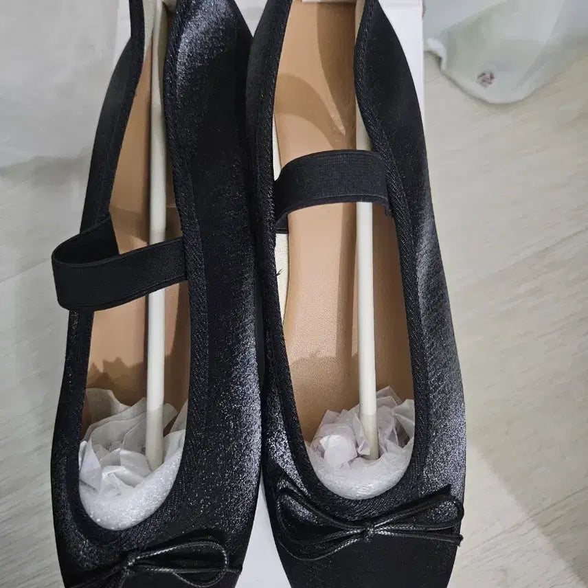 [BUNJANG] Mumu Flat Shoes - Black (245/250) / 새상품 무무 플랫슈즈 블랙 245, 250 선택