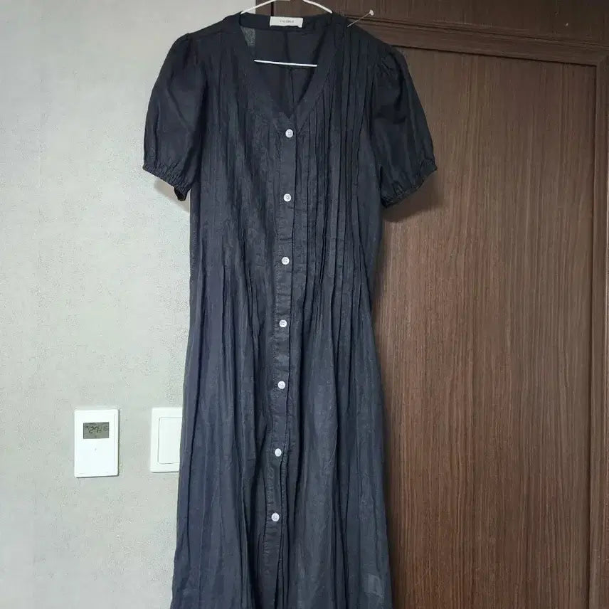 [BUNJANG] Solid Color Short Sleeve Dress / 단색 반팔  원피스