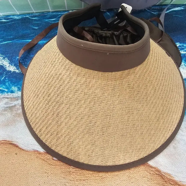 [BUNJANG] Wide Brim Sun Cap Hat with Neck Protector / 챙 넓은 썬캡 모자 목가리개