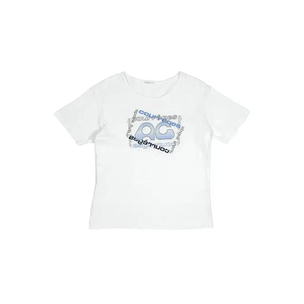 [BUNJANG] Courrèges Sport Futur AC Logo T-Shirt / Courreges sport futur AC logo t-shirt